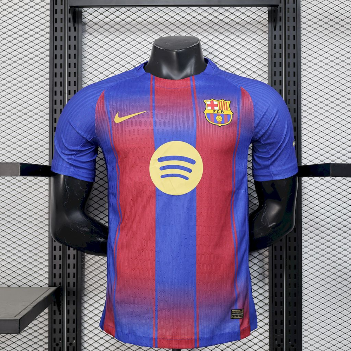 Camisola Barcelona home azul e vermelha – Player 2025/26
