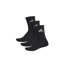 Meias Pretas 3P Cush Crew Adidas