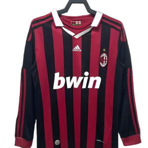 Camisola AC Milan 09/10 I Home – Versão Retrô Manga Longa