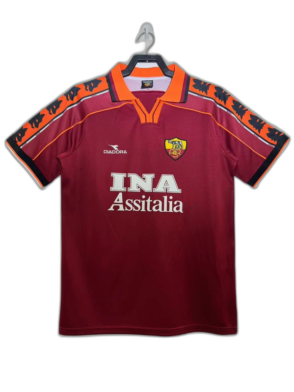 Camisola AS Roma 98/99 I Home – Versão Retrô