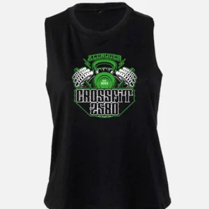 CROP TANK - CrossFit 2580 (Alenquer) - Black / Grey