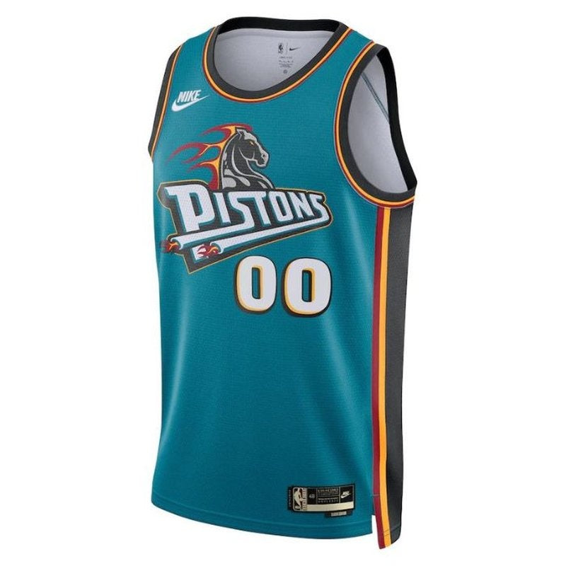 Camisola NBA – Detroit Pistons – 2023 – Edição Clássica – Azul Petróleo - Image 3