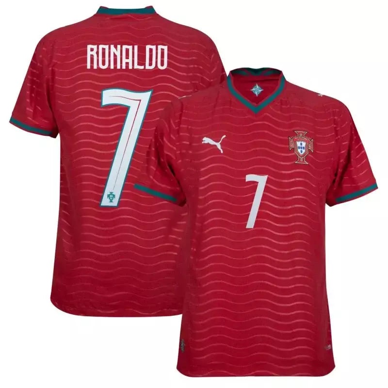 Camisola Seleção de Portugal RONALDO 7 principal COPA DO MUNDO 2026 – vermelha
