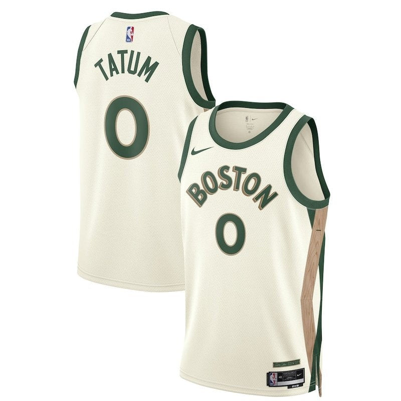 Camisola NBA Jayson Tatum – Boston Celtics – 23/24 – Branco – Edição Cidade - Image 2