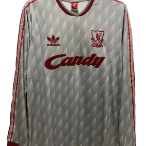 Camisola Liverpool 89/91 II Away – Versão Retrô Manga Longa