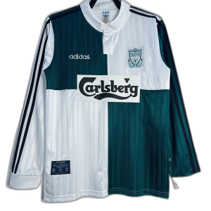 Camisola Liverpool 95/96 II Away – Versão Retrô Manga Longa