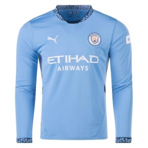 Camisola Manchester City 24/25 I Home – Manga Longa