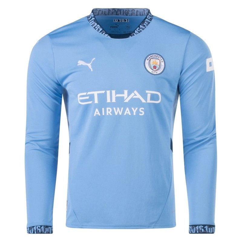 Camisola Manchester City 24/25 I Home – Manga Longa - Image 2