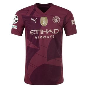 Camisola Manchester City 24/25 III Third – Liga dos Campeões – Versão player