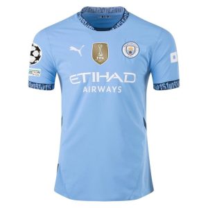 Camisola Manchester City – Liga dos Campeões – 24/25 I Home – Versão player