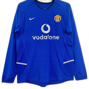 Camisola Manchester United 02/03 III Third – Versão Retrô Manga Longa