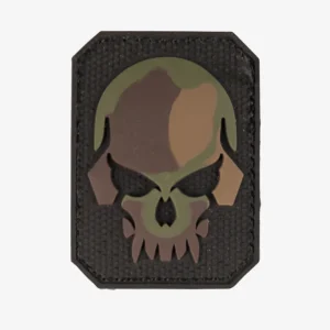 PATCH em PVC Skull | Dark Camo