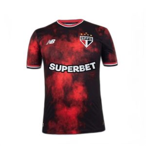 Camisola São Paulo 24/25 Comemorativa – Preta – Versão player
