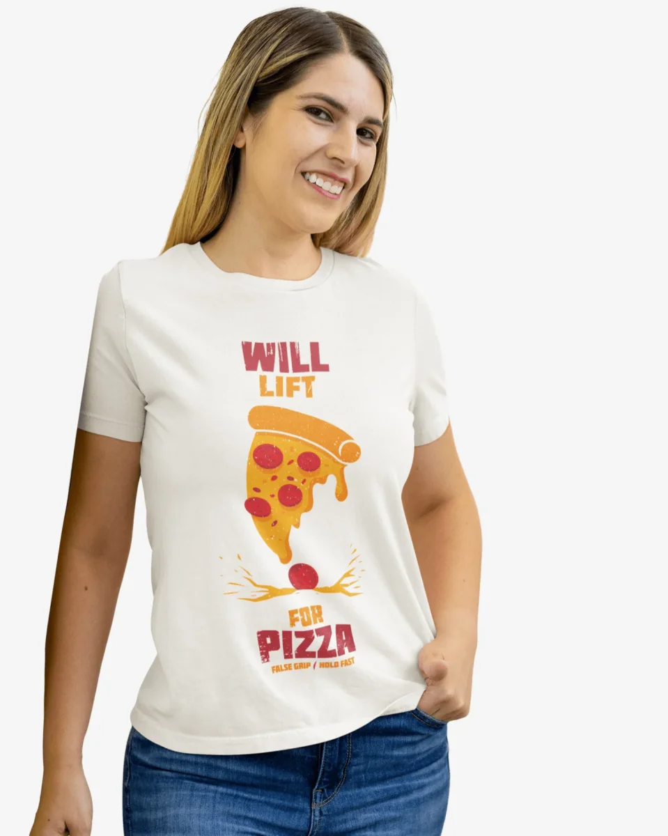 T-Shirt feminina Lift for Pizza - Image 2