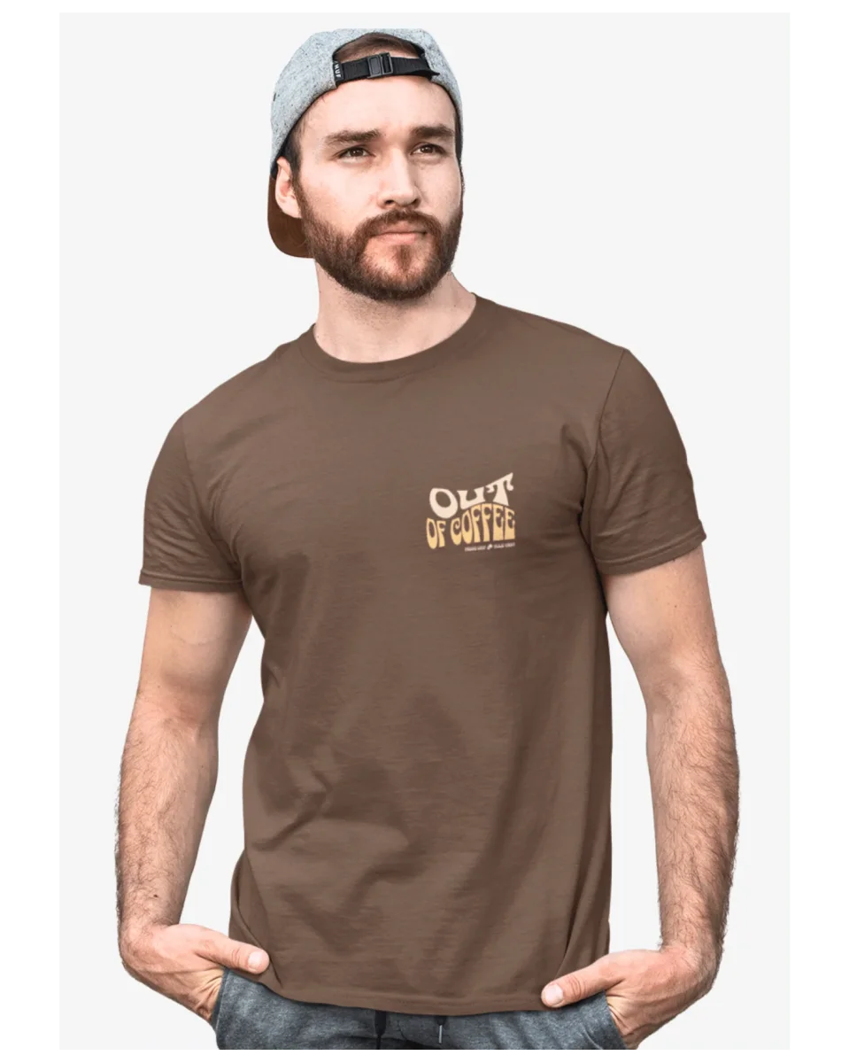 T-Shirt Ran Out of Coffee - Unissexo - Image 3