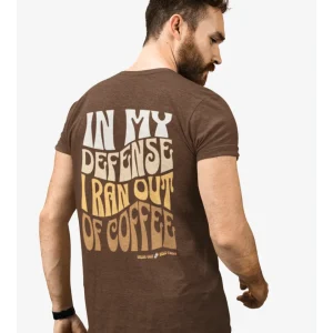 T-Shirt Ran Out of Coffee - Unissexo