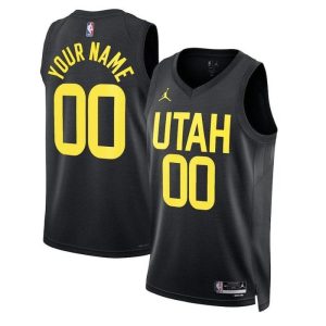 Camisola NBA – Utah Jazz – 2023 – Edição de Impacto – Preto