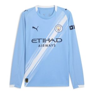 Camisola Manchester City 25/26 I Home – Manga Longa