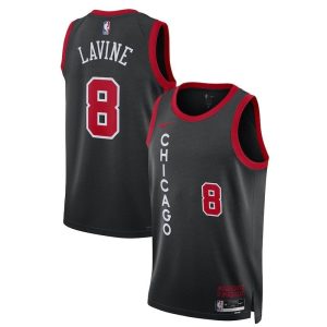 Camisola NBA Zach LaVine – Chicago Bulls – 23/24 – Preto – Edição Cidade